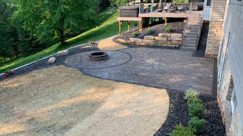 hardscaping installation in Brown County, WI